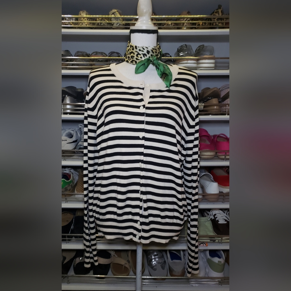 H&M Striped Cardigan